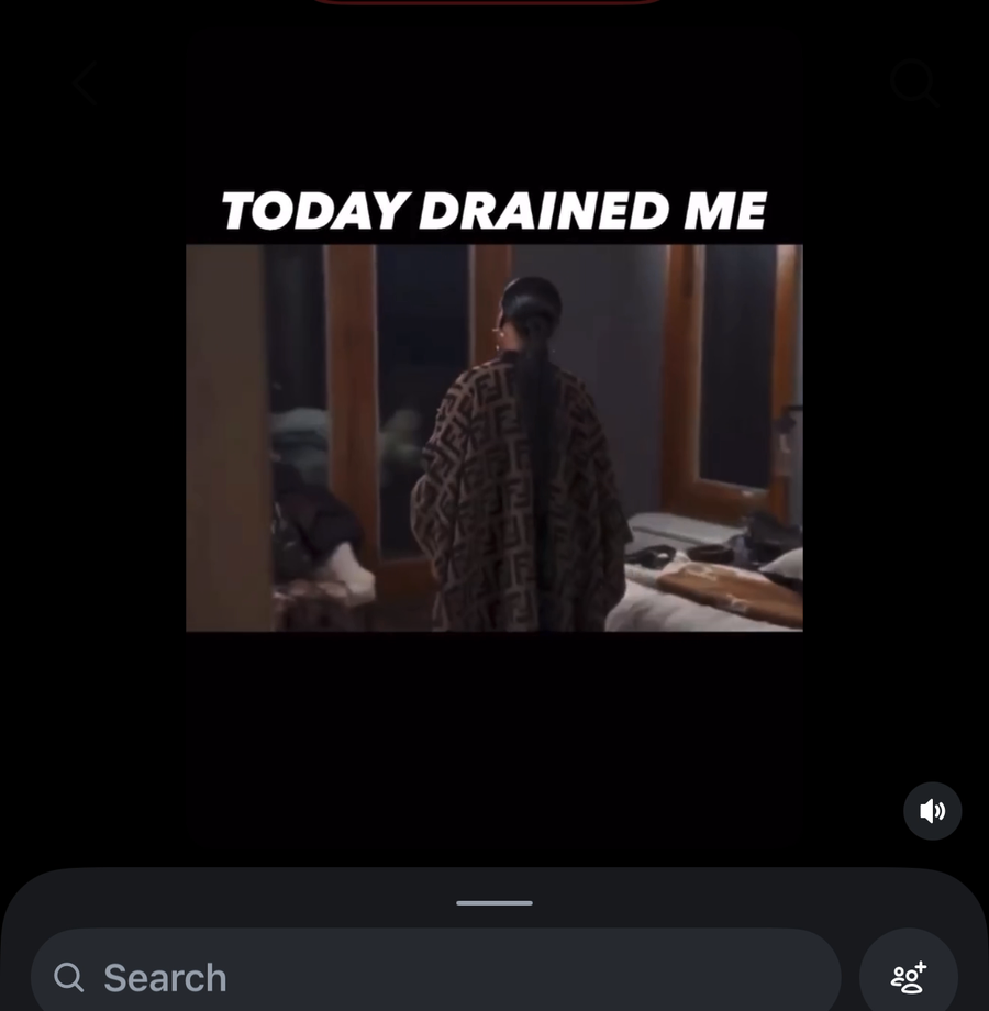A reel open in Instagram